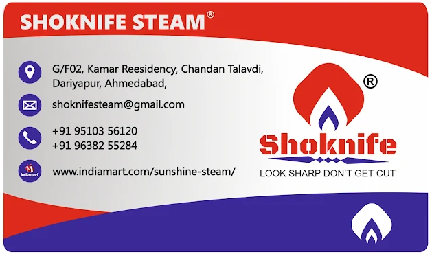 Shoknife Steam business card