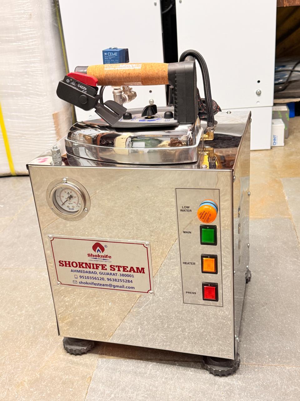 2/3 kw full stainless steel body 7 litres portable boiler with iron set