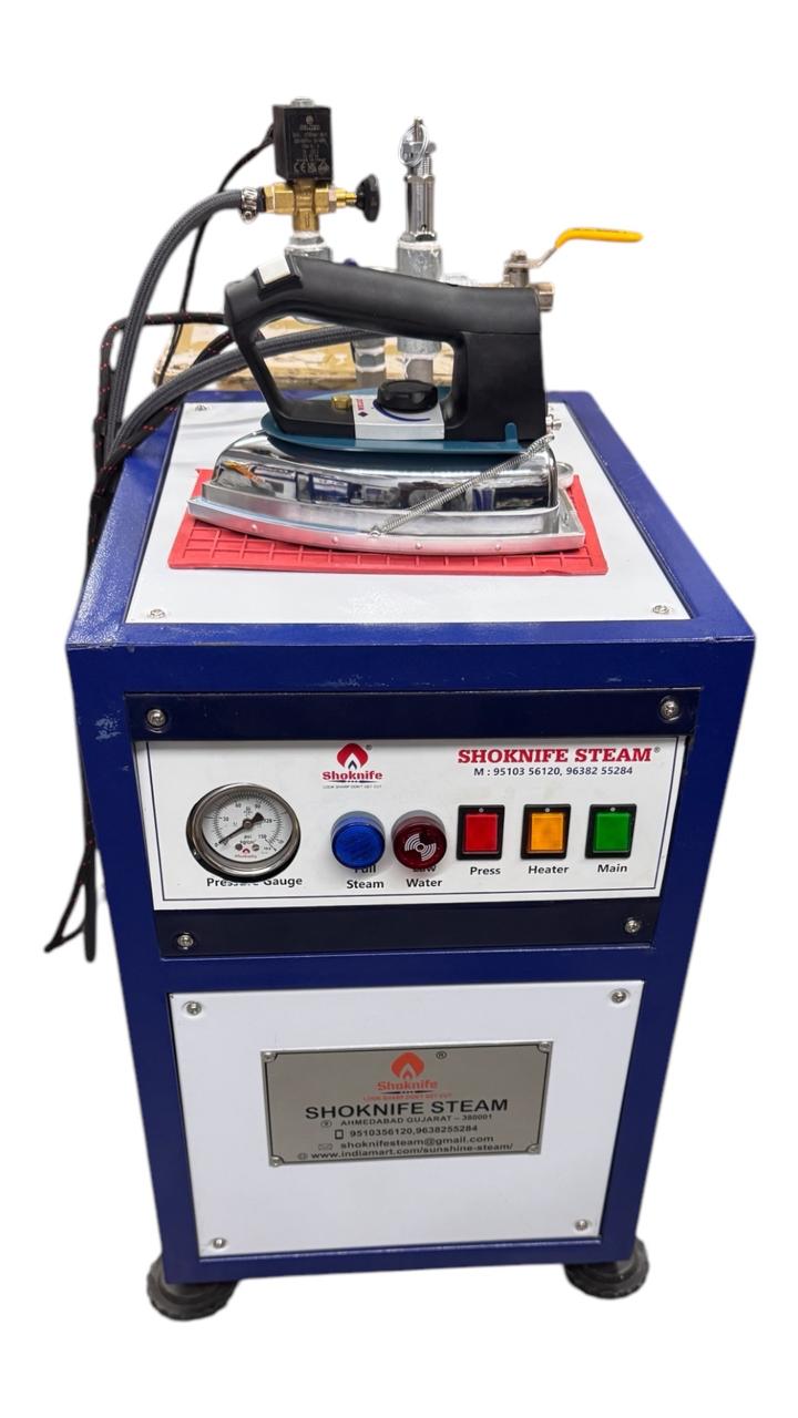 Heavy Duty Steam Boiler with iron and pressure gauge