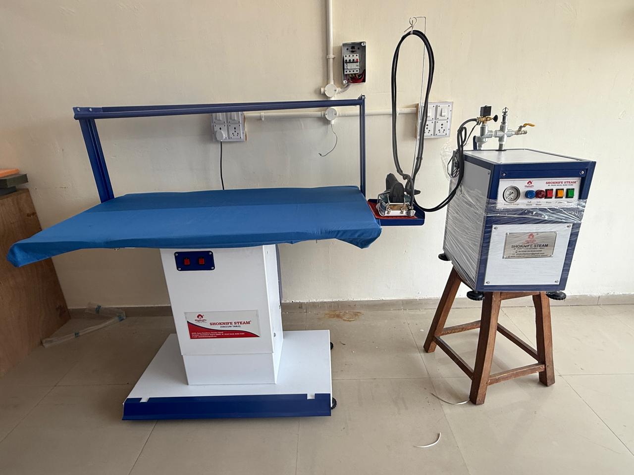 14 litres manual boiler vacuum table with iron full set